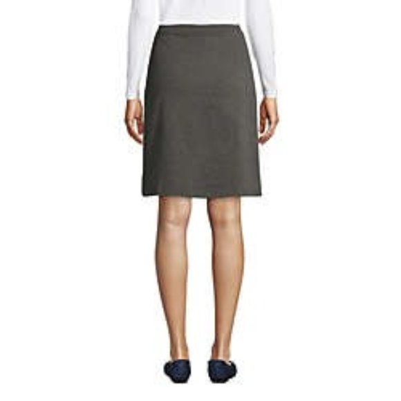 Lands' End Women's School Uniform Ponte BTNFRT Skort, UN2, NWT - Picture 2 of 2